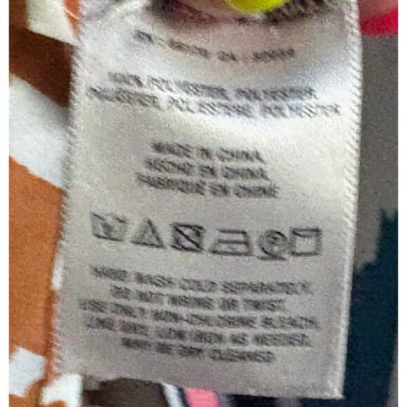 ANTHROPOLOGIE MAEVE sz 2 Colorful Ikat kaftan blouse EUC - Picture 3 of 5